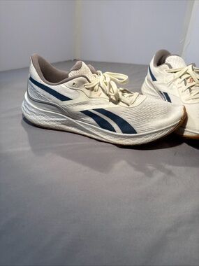 Reebok Regrow Cream and Navy Athletic Sneakers